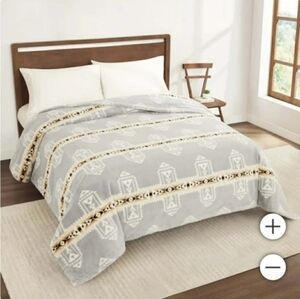 *Pendleton Faux Fur Luxe Saltillo Stripe Blanket